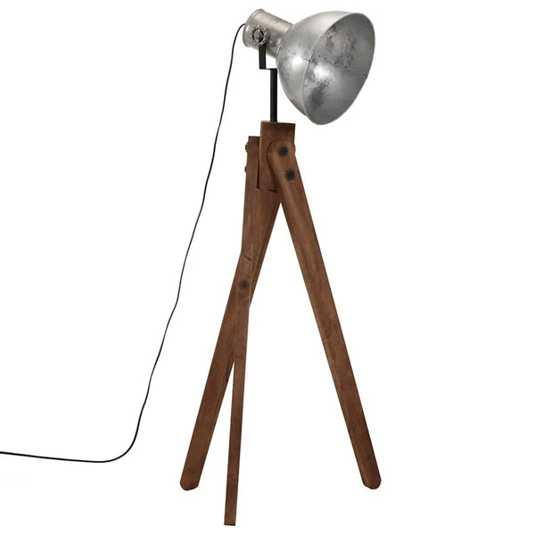 Vintage Stehlampe Silber 120cm