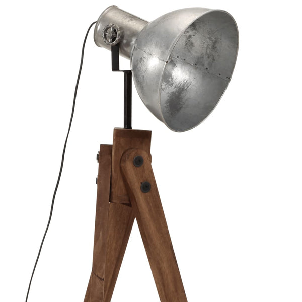 Vintage Stehlampe Silber 120cm