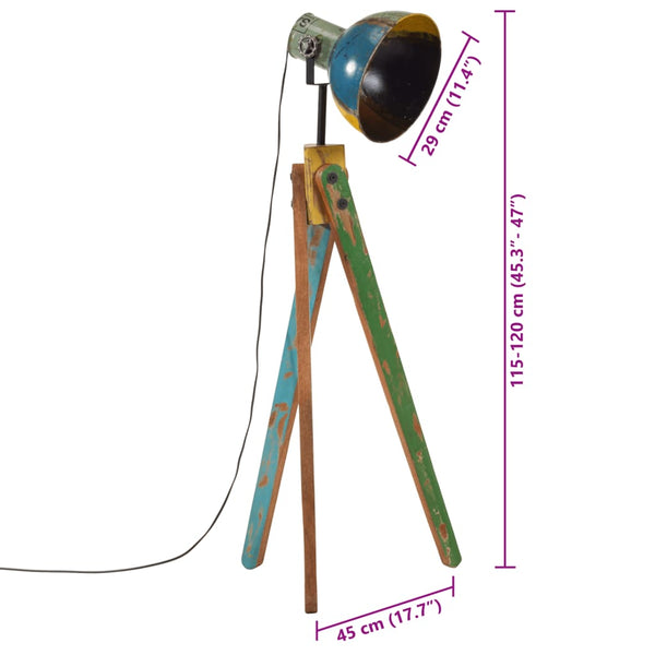 Mehrfarbige Stehlampe 25W, 120cm
