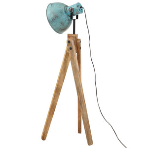 Blaue Stehleuchte E27, 120 cm