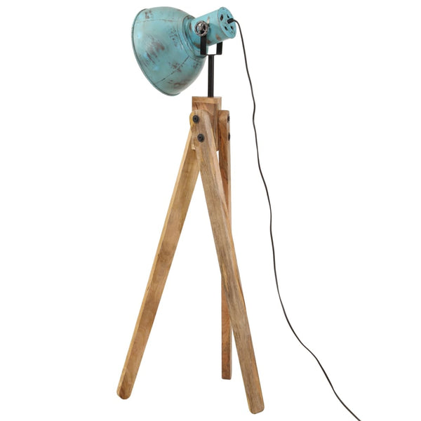 Blaue Stehleuchte E27, 120 cm