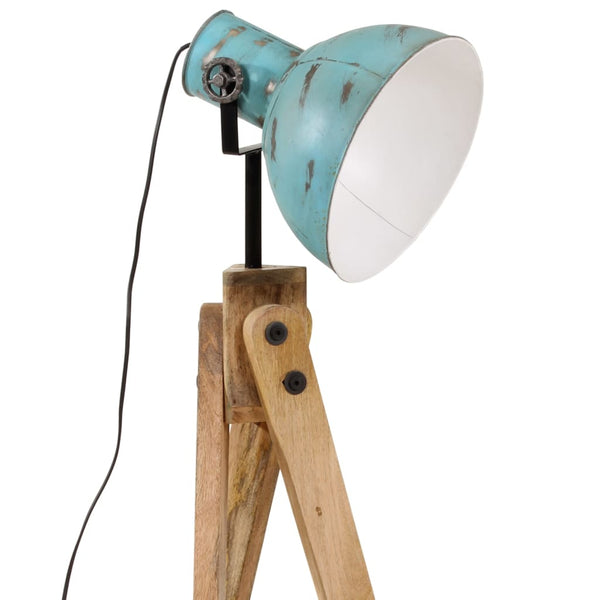 Blaue Stehleuchte E27, 120 cm