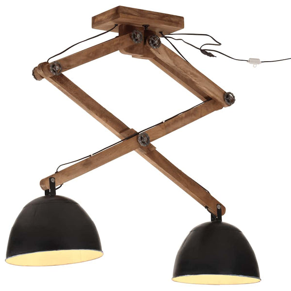 vidaXL Ceiling Light 25 W Black 29x18x85 cm E27