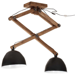 vidaXL Ceiling Light 25 W Black 29x18x85 cm E27