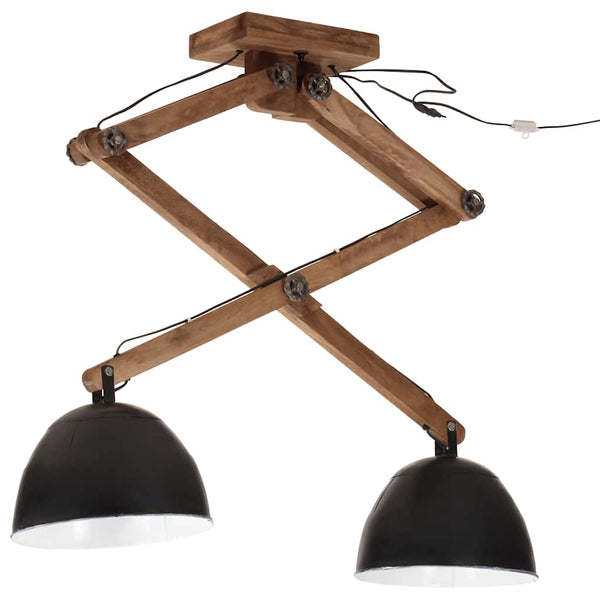 vidaXL Ceiling Light 25 W Black 29x18x85 cm E27