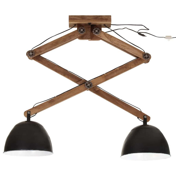 vidaXL Ceiling Light 25 W Black 29x18x85 cm E27