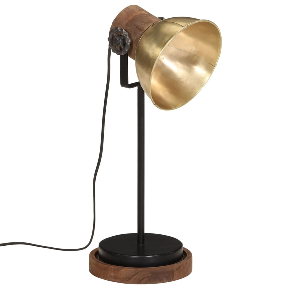 Schreibtischlampe Antik-Messing E27 25W