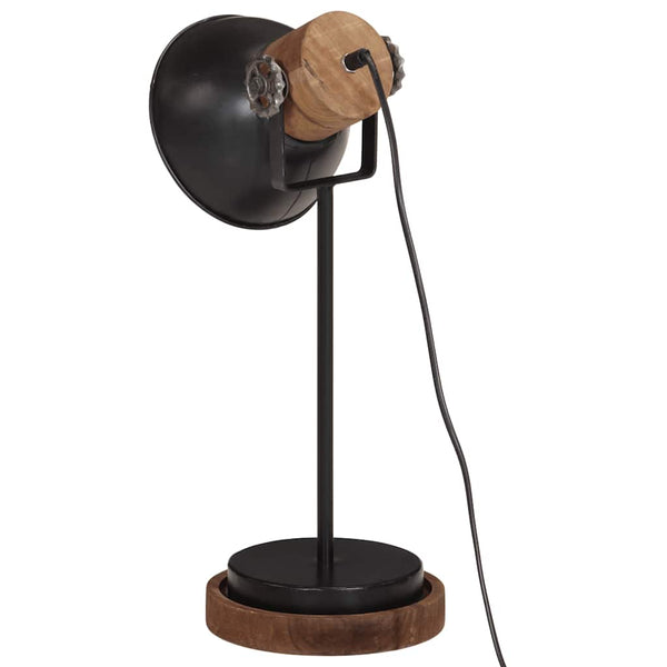 Schwarze Schreibtischlampe E27 25W