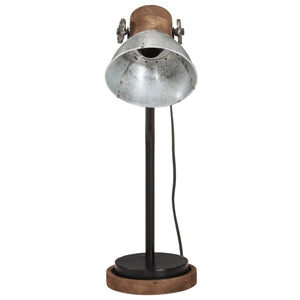 Vintage Silber Schreibtischlampe E27