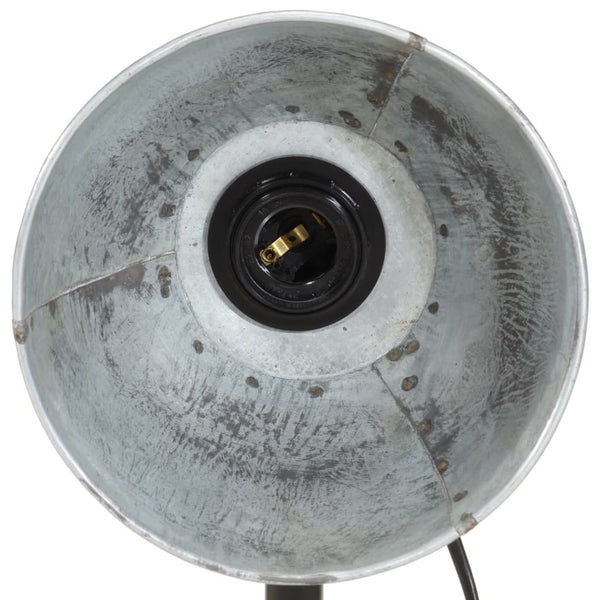 Vintage Silber Schreibtischlampe E27