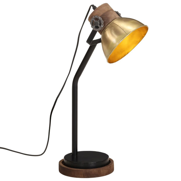 Schreibtischlampe Antik-Messing E27 25W