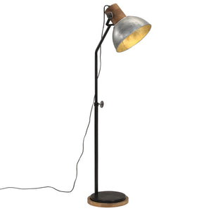 Vintage Stehlampe Silber E27 25W