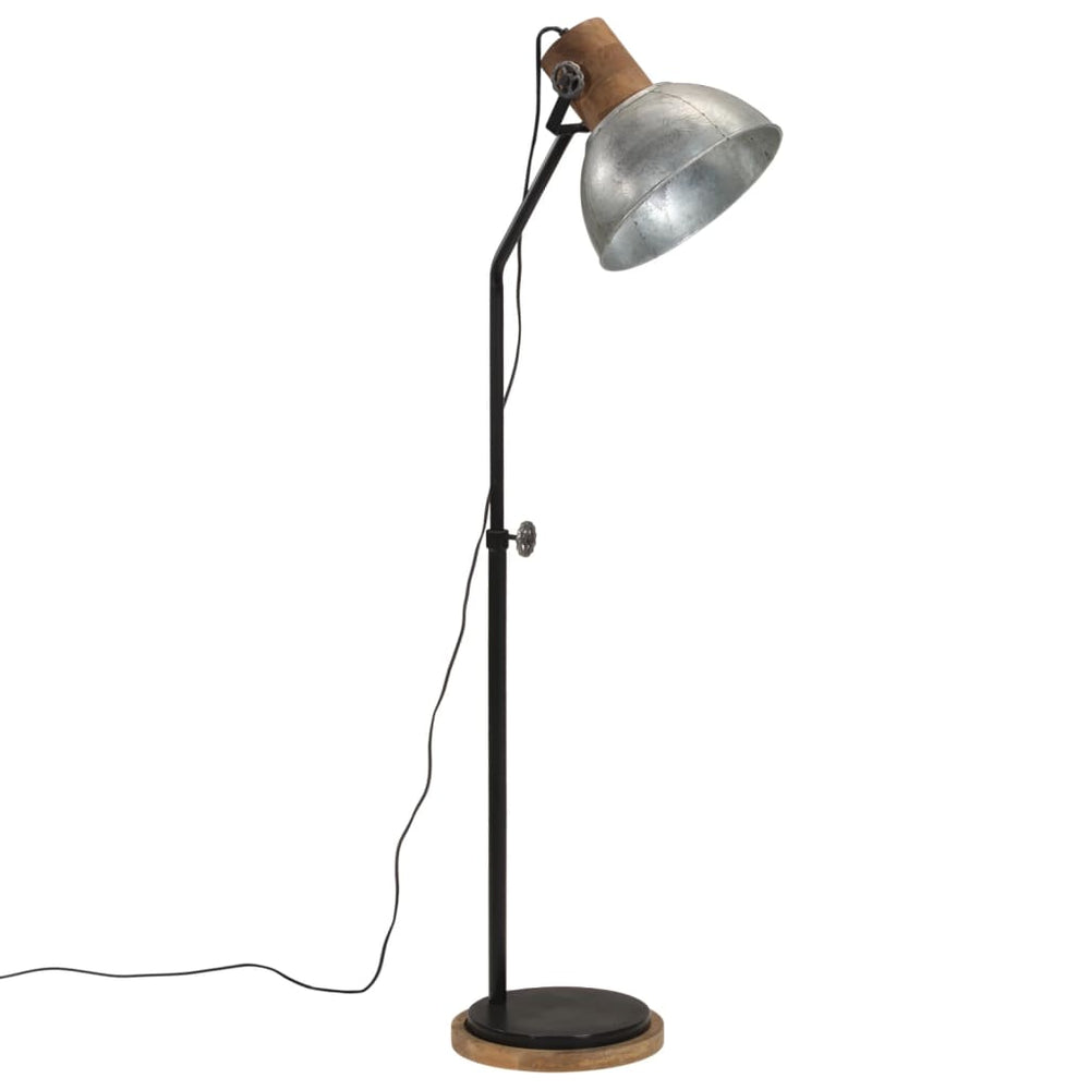Vintage Stehlampe Silber E27 25W