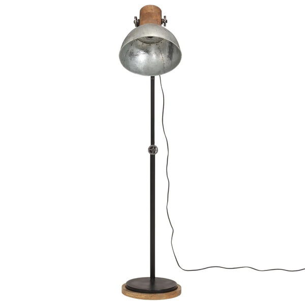 Vintage Stehlampe Silber E27 25W
