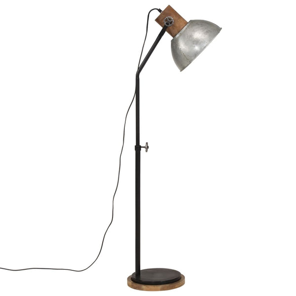 Vintage Stehlampe Silber E27 25W