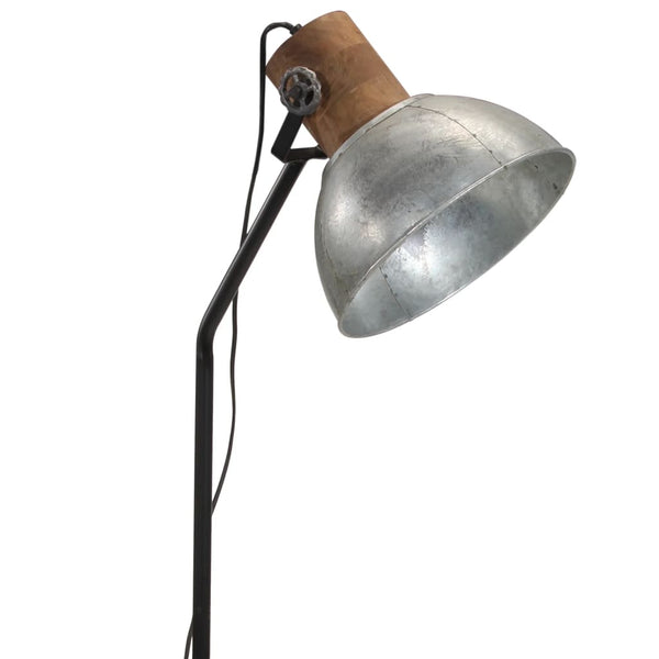 Vintage Stehlampe Silber E27 25W