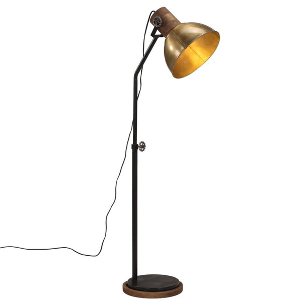 Antike Messing Stehlampe, 25W, E27, Verstellbar