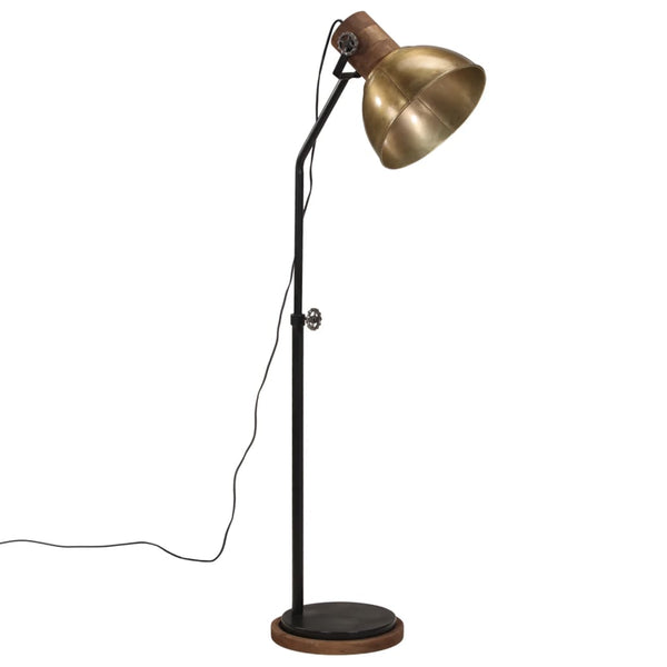 Antike Messing Stehlampe, 25W, E27, Verstellbar