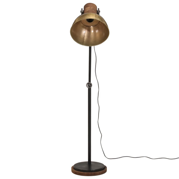 Antike Messing Stehlampe, 25W, E27, Verstellbar