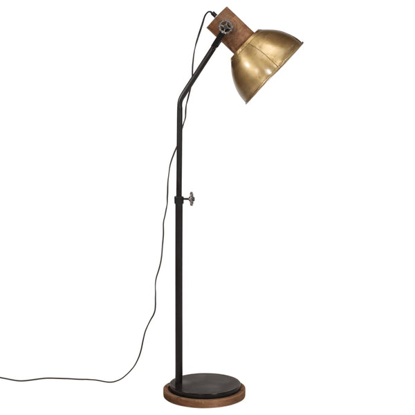 Antike Messing Stehlampe, 25W, E27, Verstellbar
