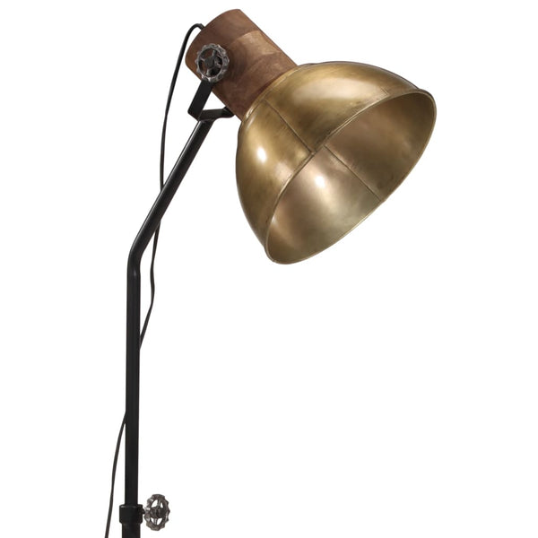 Antike Messing Stehlampe, 25W, E27, Verstellbar