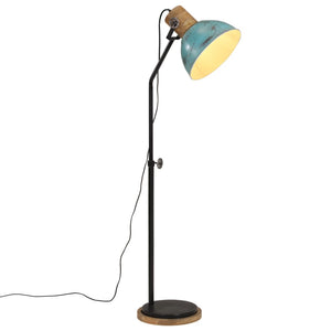 Blaue Stehlampe, E27, 25 W, 100-150 cm