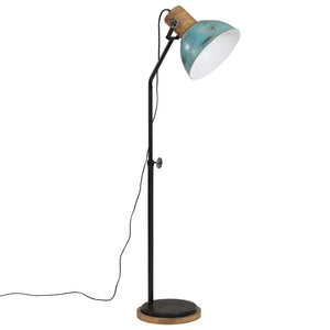 Blaue Stehlampe, E27, 25 W, 100-150 cm