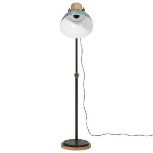 Blaue Stehlampe, E27, 25 W, 100-150 cm