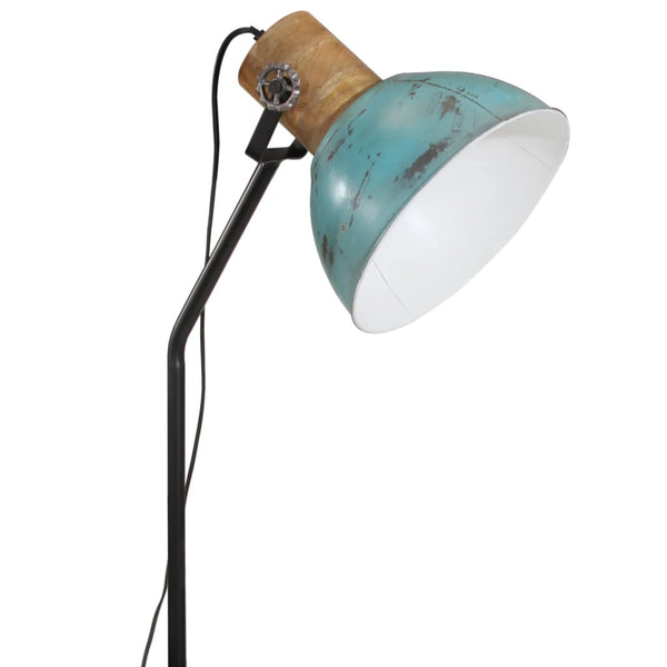 Blaue Stehlampe, E27, 25 W, 100-150 cm