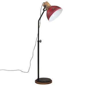 Rote Stehlampe 25W E27, 100-150cm