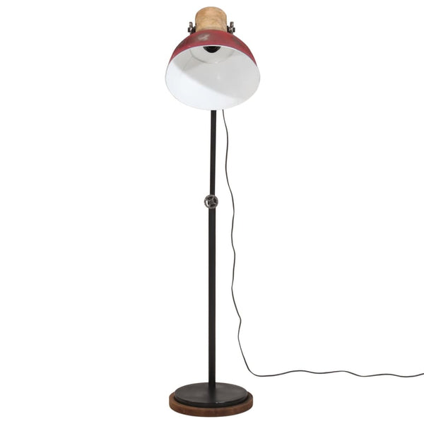 Rote Stehlampe 25W E27, 100-150cm