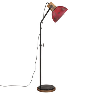 Rote Stehlampe 25W E27, 100-150cm