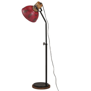 Rote Stehlampe 25W E27, 100-150cm