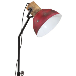 Rote Stehlampe 25W E27, 100-150cm