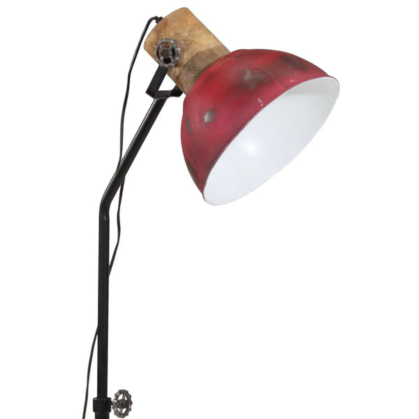 Rote Stehlampe 25W E27, 100-150cm