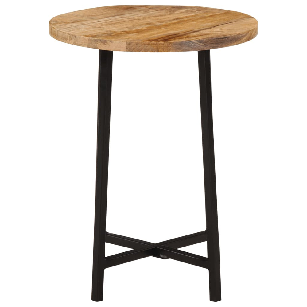 vidaXL Coffee Table 35x35x45 cm Solid Mango Wood and Iron