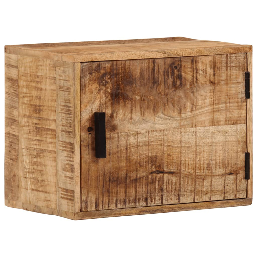 vidaXL Wall-Mounted Nightstand 40x30x25 cm Solid Mango Wood
