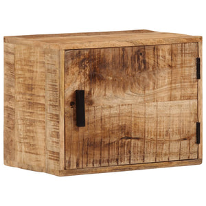 Wand-Nachttisch Mango Massivholz 40x30x25 cm