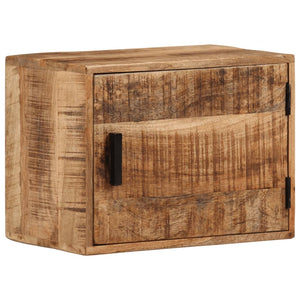 Wand-Nachttisch Mango Massivholz 40x30x25 cm