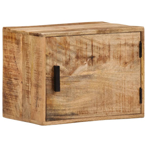 Wand-Nachttisch Mango Massivholz 40x30x25 cm