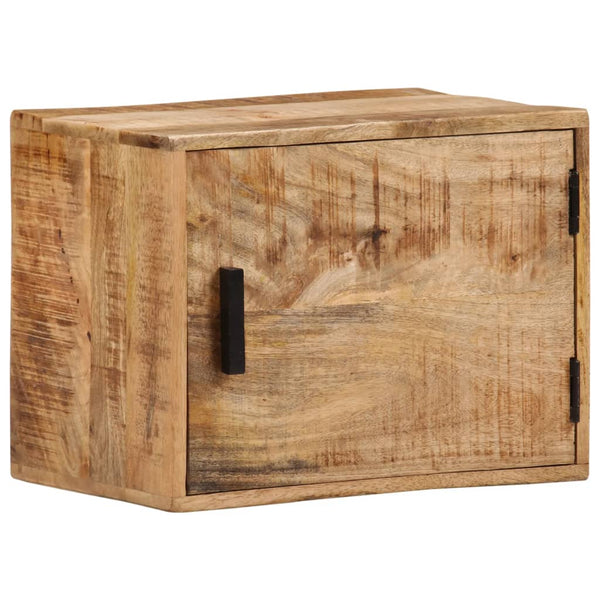 Wand-Nachttisch Mango Massivholz 40x30x25 cm