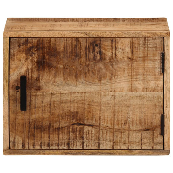 Wand-Nachttisch Mango Massivholz 40x30x25 cm