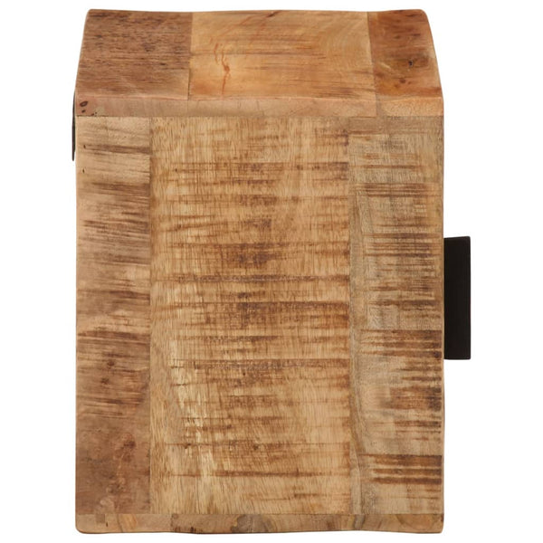 Wand-Nachttisch Mango Massivholz 40x30x25 cm