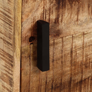 Wand-Nachttisch Mango Massivholz 40x30x25 cm