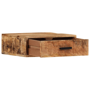 Wand-Nachttisch Mango Massivholz 40 cm