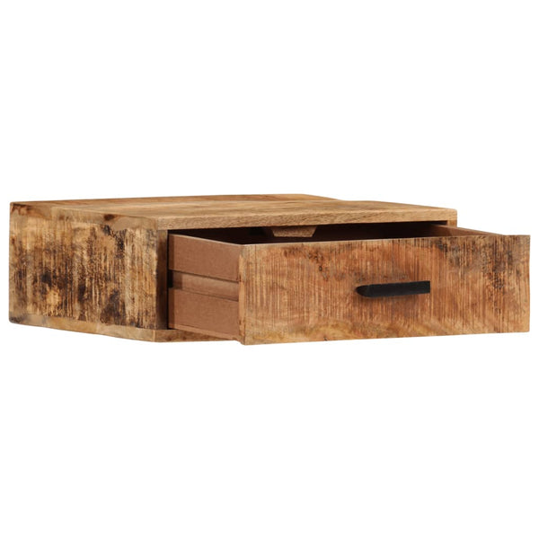 Wand-Nachttisch Mango Massivholz 40 cm
