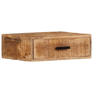Wand-Nachttisch Mango Massivholz 40 cm