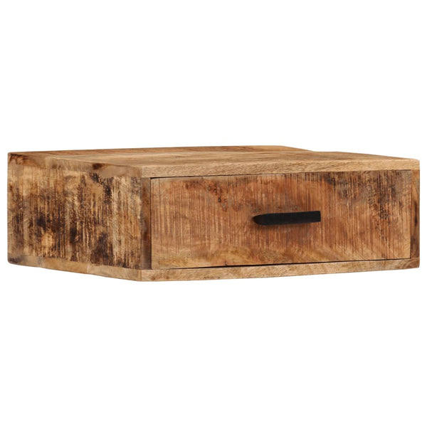 Wand-Nachttisch Mango Massivholz 40 cm
