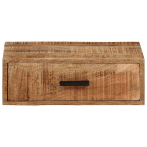 Wand-Nachttisch Mango Massivholz 40 cm