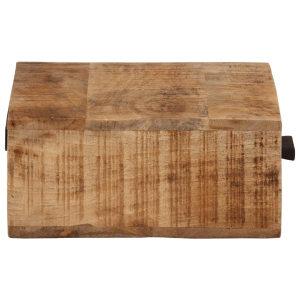 Wand-Nachttisch Mango Massivholz 40 cm
